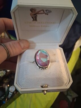 Sterling Silver Mercury Mystic Topaz Ring